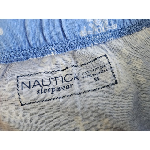 NWT Women's Medium Nautica Blue Snowflake Pajama Set - Picture 4 of 13